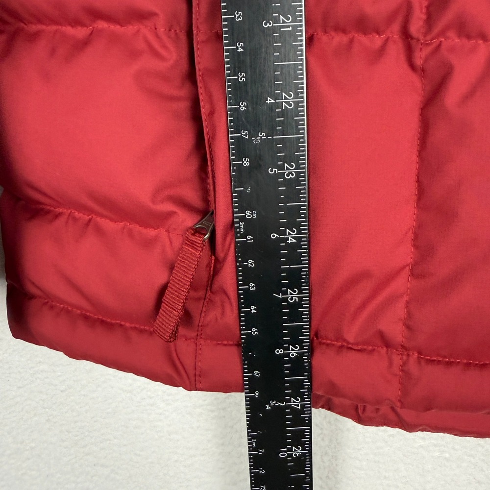 L.L. Bean DownTek Down Puffer Jacket Womens L Red Zipper Pockets Gorpcore - Picture 9 of 12